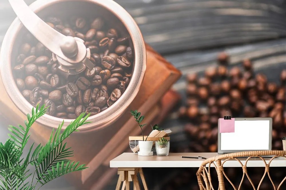 Carta da parati – Macinino da caffè vintage