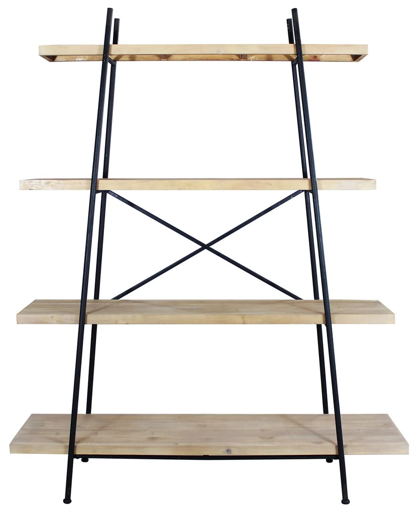 SHELFY - libreria industrial in legno e acciaio