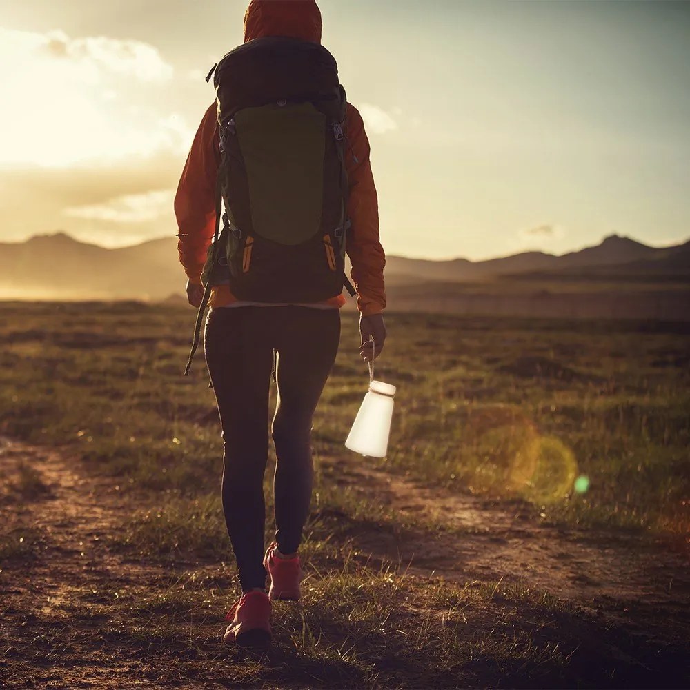 Lampada da tavolo LED bianco-marrone (altezza 20 cm) Bruno - Fischer &amp; Honsel