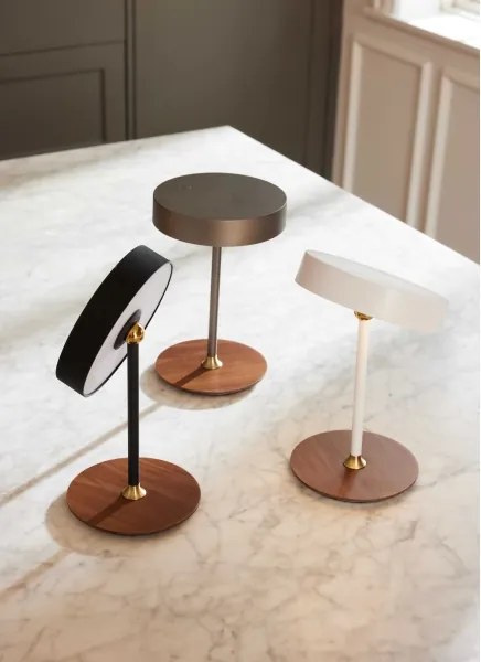 Halo Design 745777-LED Lampada ricaricabile dimmerabile ON THE MOVE LED/2,5W/4000 mAh nero/legno