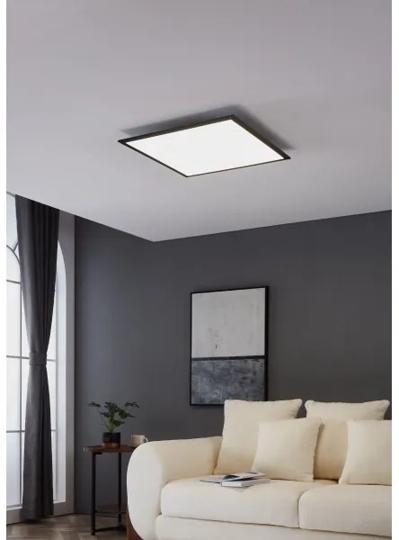 Eglo 900819 - Plafoniera LED SALOBRENA LED/33W/230V 60x60 cm nero