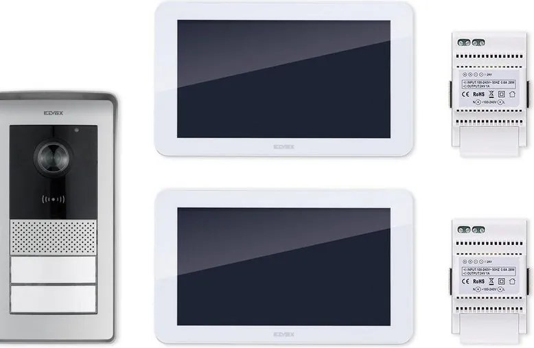 Videocitofono WiFi connesso ELVOX VIMAR K42956 2 fili TFT LCD 7"  touchscreen, 6 suonerie