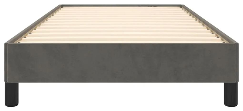 Giroletto grigio scuro 100x200 cm in velluto