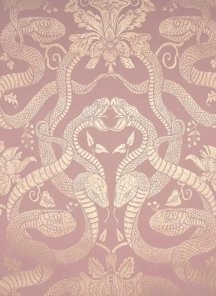 House of Hackney Carta da parati panoramica Anaconda - Dusky Pink