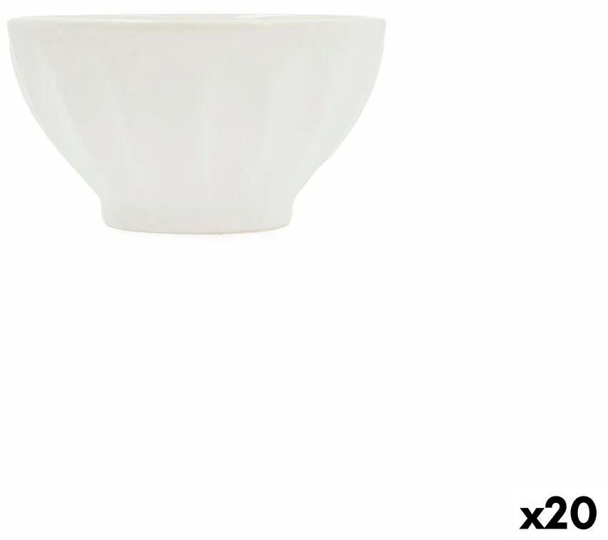 Ciotola Bidasoa Romantic Ivory Bianco Ceramica Ø 14 cm (20 Unità)