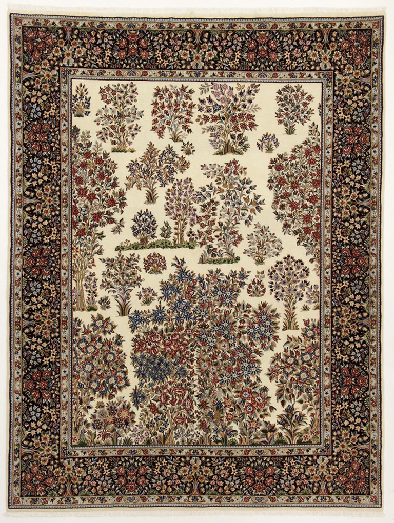 Kerman Tappeto 180x240 (Iran) Annodato A Mano