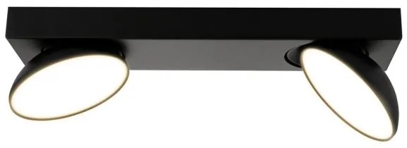 ITALUX SPL-31976-2B-BK - Faretto LED CASTELIO 2xLED/5W/230V 4000K nero