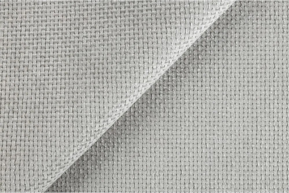 Divano grigio chiaro con rivestimento in ciniglia 140 cm Freya – Ropez