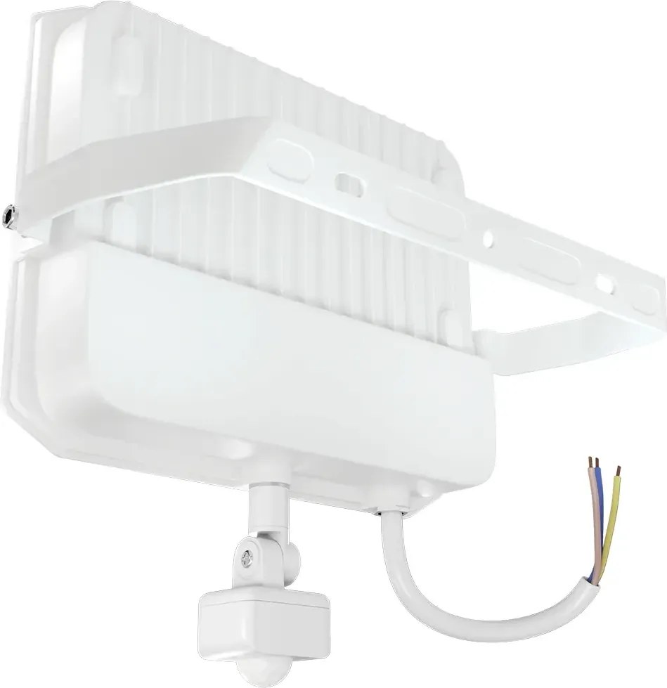 Faro LED 100W IP65 Bianco con Sensore di Movimento e OSRAM chip LED Colore Bianco Naturale 4.000K
