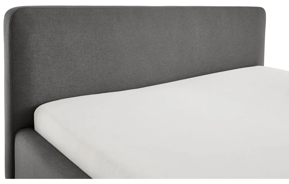 Letto singolo imbottito grigio scuro rete non inclusa 120x200 cm Mattis – Meise Möbel