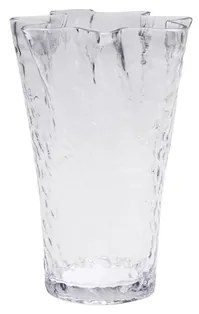 Ruffle Vase Clear - Hübsch