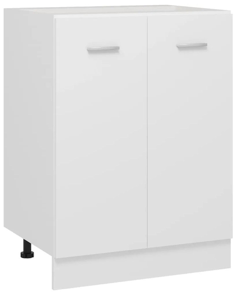 Armadio Inferiore Bianco 60x46x81,5 Cm İn Legno Multistrato /