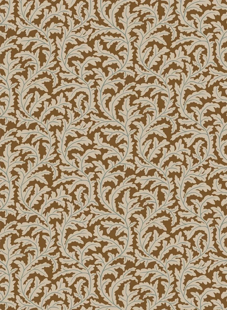 Josephine Munsey Carta da parati Frond Ogee - Sepia