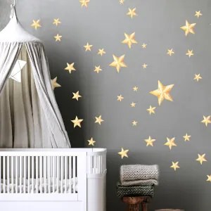 Stelle - Adesivi murali per bambini in tre colori | Inspio