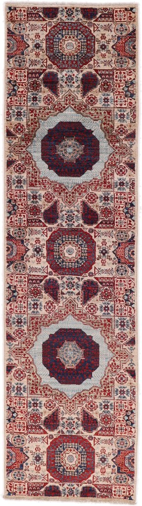 Mamluk Tappeto orientale 290 x 80 (Afghanistan) Annodato A Mano