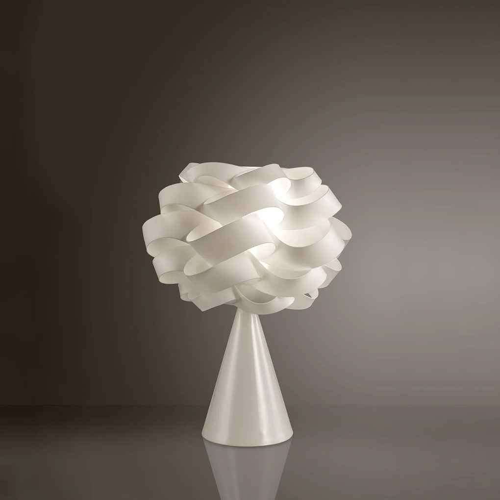 Lampada Da Scrivania-Ufficio Moderna Cloud Polilux ® Bianco 1 Luce E14