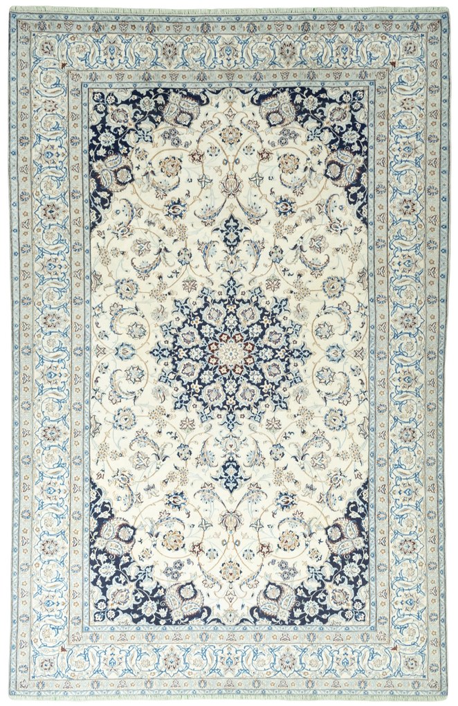 Nain Tappeto persiano 400 x 250 Beige (Iran) Annodato A Mano