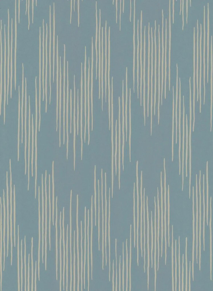 Långelid / von Brömssen Carta da parati Ikat - Smokey Blue