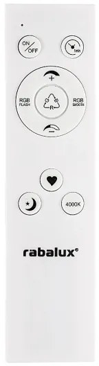Rabalux 2291 - Plafoniera LED RGB dimmerabile RASMUS LED/22W/230V + telecomando
