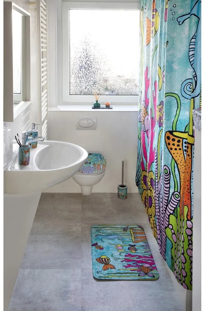 Tappetino da bagno in tessuto 45x70 cm Rollin'Art Ocean Life - Wenko
