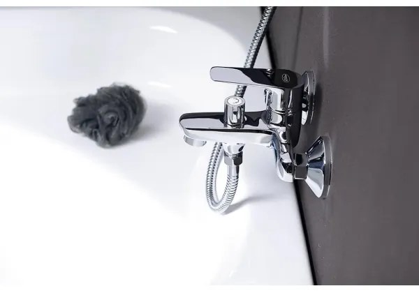 Aqualine - Miscelatore vasca LOTTA cromo lucido