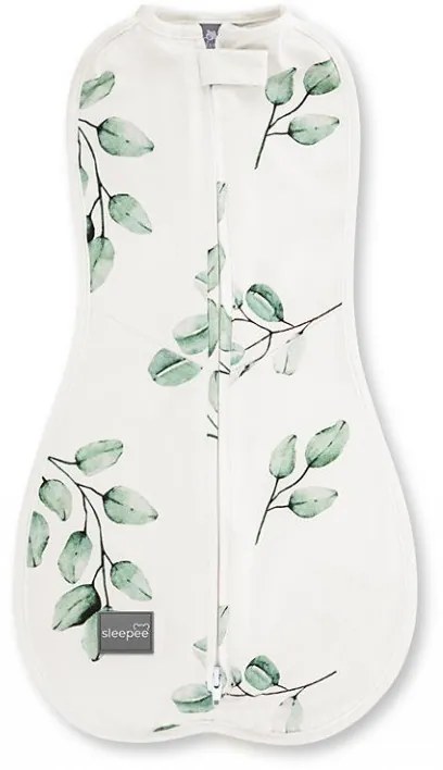 Coperta avvolgente Sleepee First Step Swaddle con cappellino in omaggio Eucalyptus