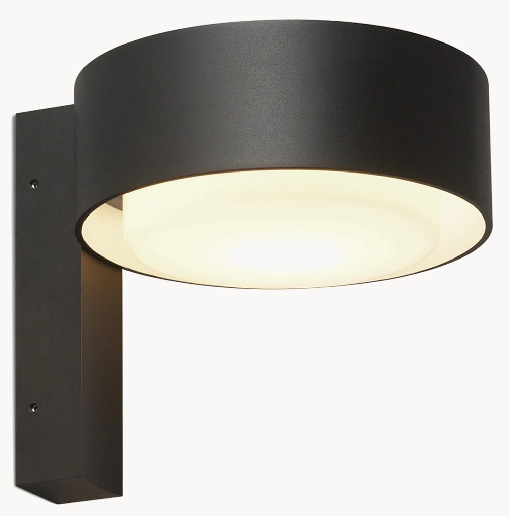 Applique da esterno a LED con luce regolabile in vetro soffiato Plaff-on!