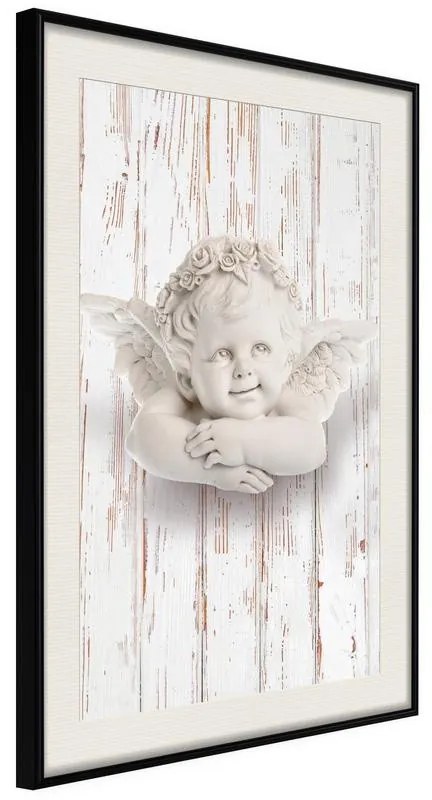 Poster  Happy Thought  Cornice Quadri Cornice nera con pass-partout, Larghezza x Altezza Home decor 30x45