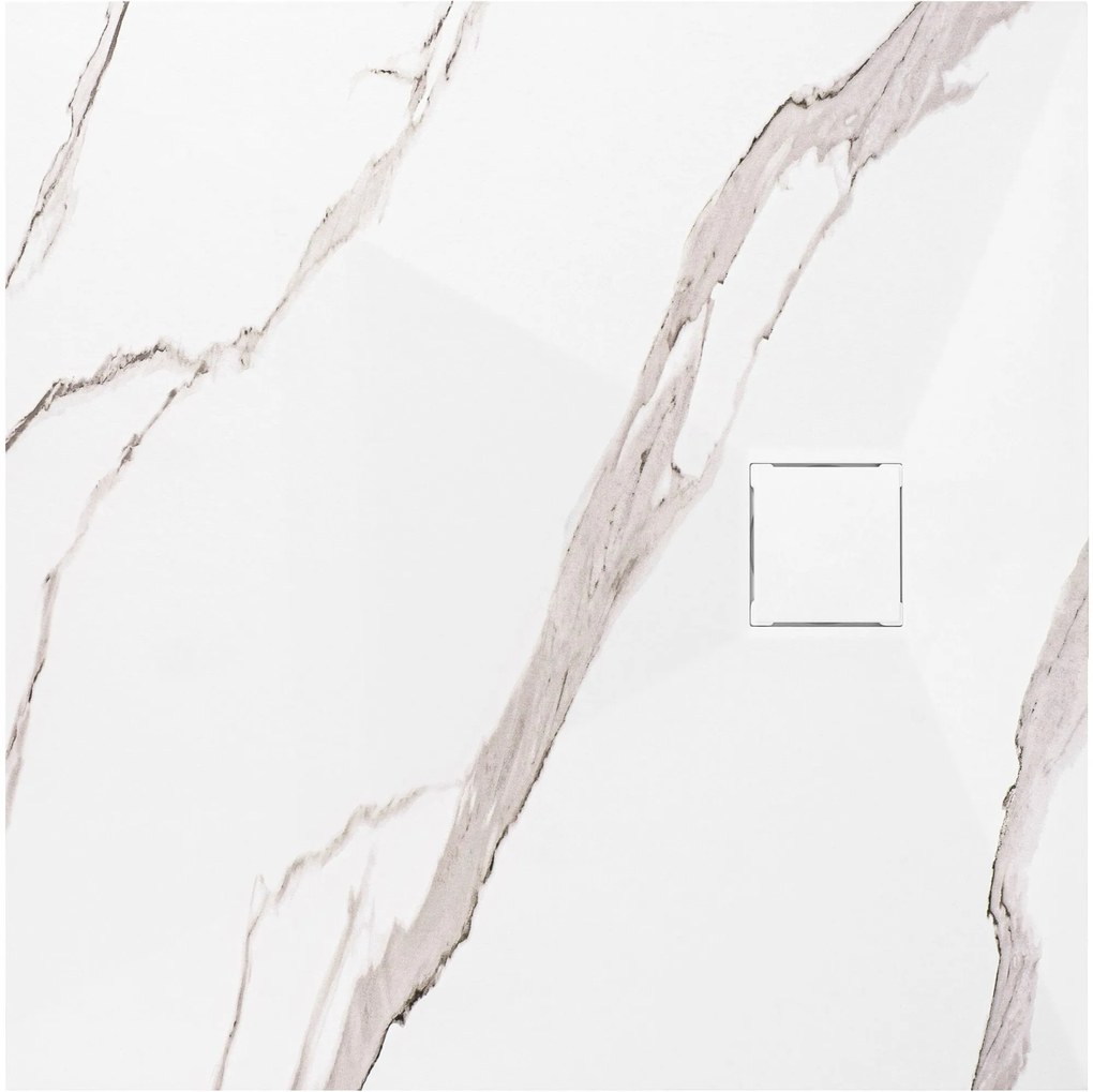 Piatto doccia Magnum CARRARA WHITE 90x90