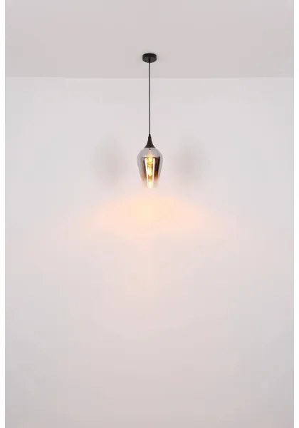 Globo 15552H1 - Lampadario a sospensione con filo LAVUS 1xE27/60W/230V diametro 18 cm rame