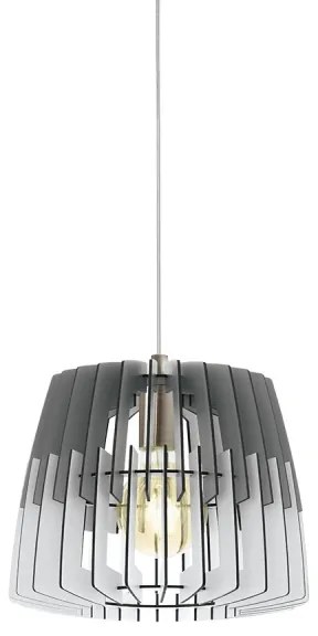 Eglo 32824 - Lampadario ARTANA 1xE27/60W/230V grigio 300mm