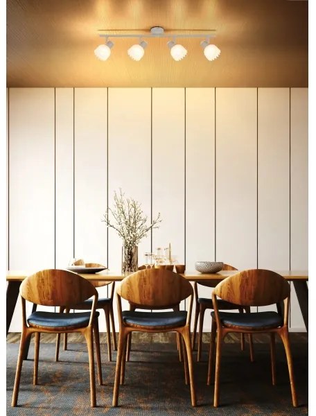 Globo 54317-4 - Faretto PLANTA 4xE14/40W/230V