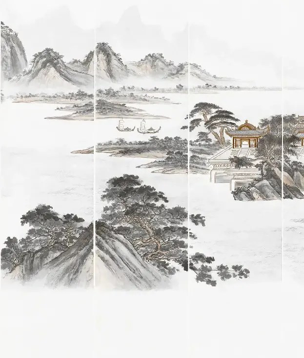 Jannelli & Volpi Wandbild Kaisui - Grafic Panel 1