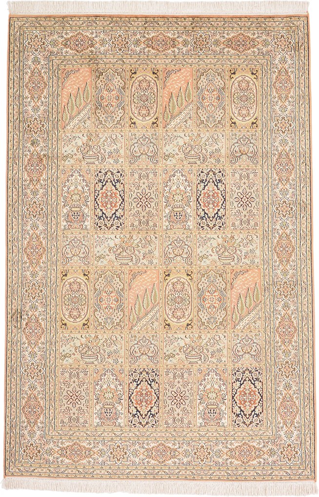 Cashmere Silk Tappeto orientale 120 x 190 (Indian) Annodato A Mano