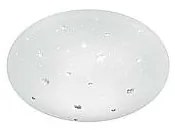 ACHAT PLAFONIERA LED CON APPLICAZIONI CRISTALLI DIFFUSORE EFFETTO CIELO STELLATO IP44 D.30CM