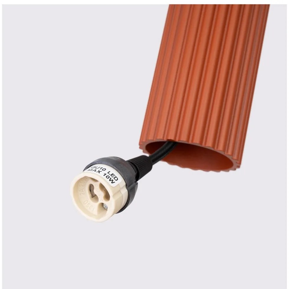 Lampadario color mattone Gleam – Sollux