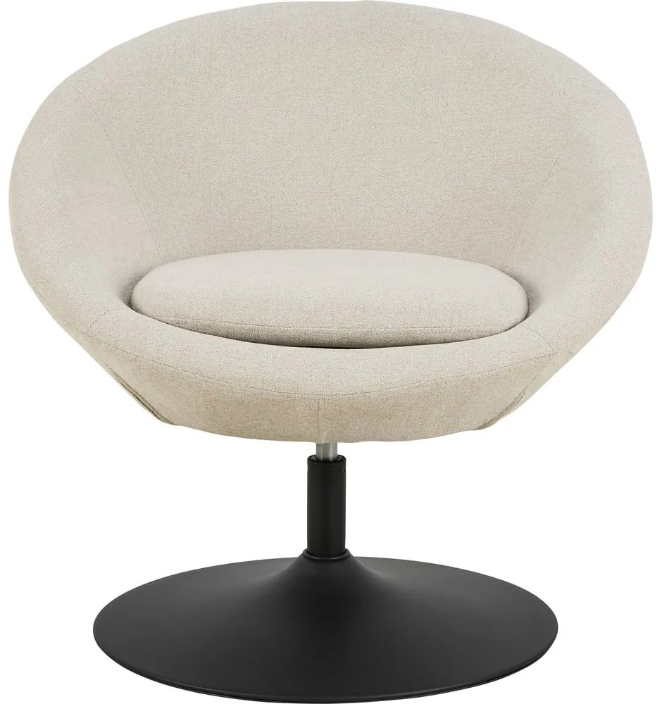 Poltrona beige girevole Center – Actona