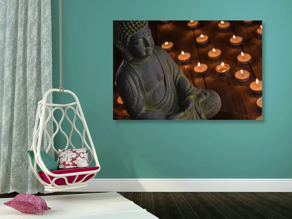 Quadro su tela – Buddha pieno di armonia
