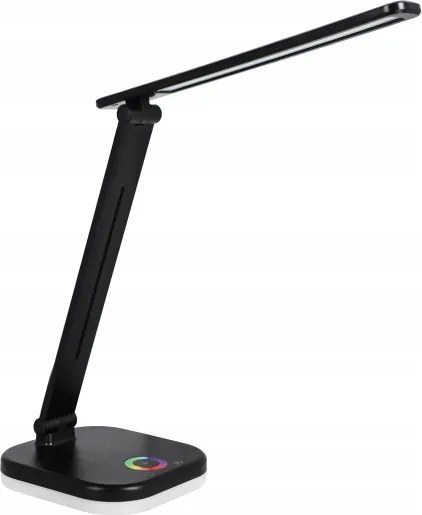 Lampada da tavolo dimmerabile LED RGBW con ricarica wireless LED/7W/5V USB nera