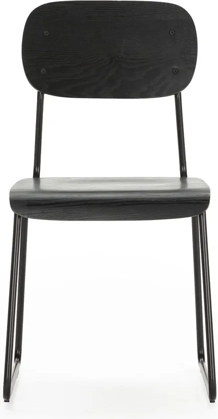 Set di sedie da pranzo nere 2 pz Aira - Marckeric