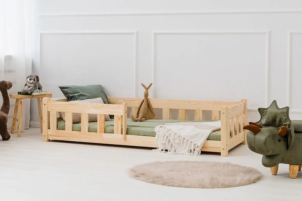 Letto per bambini Mila Raily con barriera - 140x70 cm