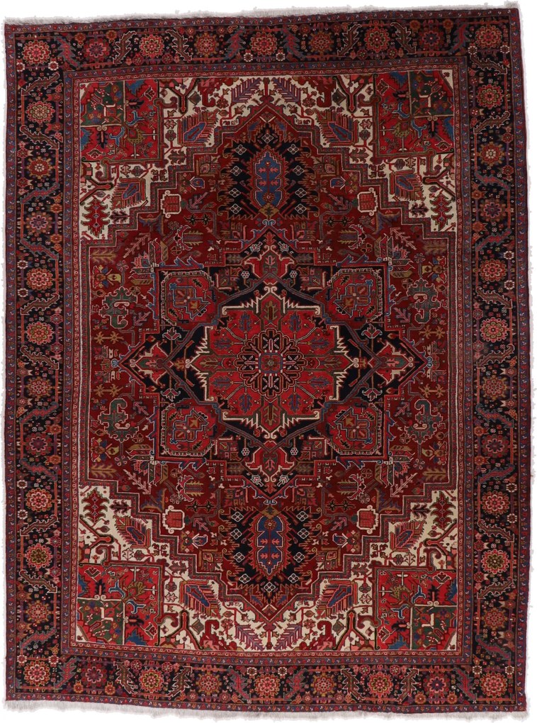 Heriz Tappeto persiano 290 x 390 (Iran) Annodato A Mano
