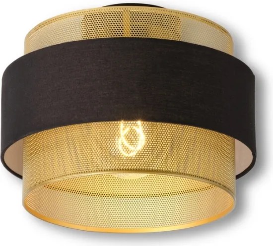 Osram - Plafoniera DECOR HORNET 1xE27/10W/230V Ø 30 cm nero/oro