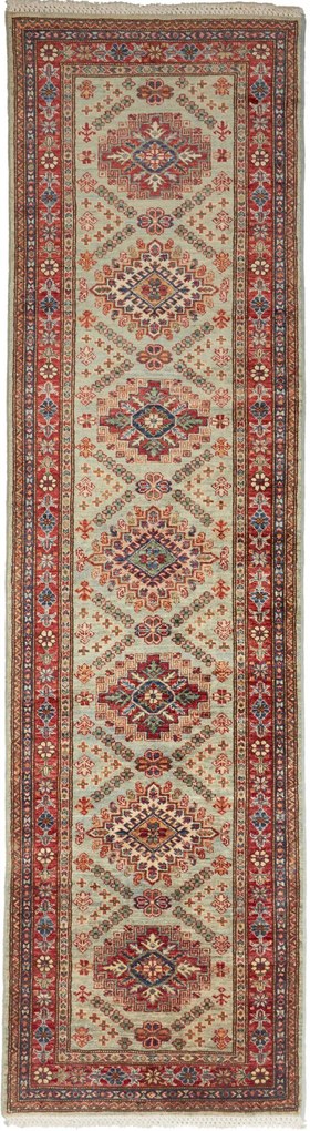 Kazak Tappeto 300x80 (Pakistan) Annodato A Mano