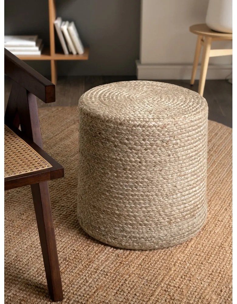 Poggiapiedi greige Jutta Greige – Hanse Home