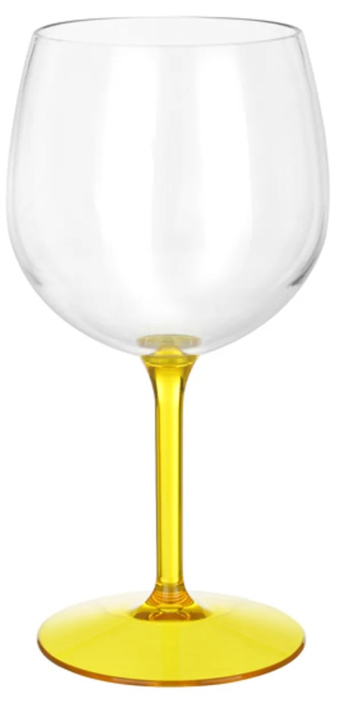 Calice vino in plastica 582 ml giallo Ballon