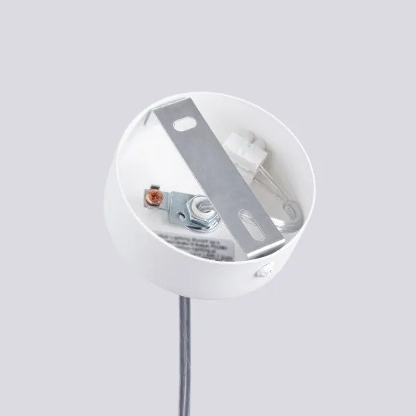 Sollux SL.1686 - Lampadario a sospensione con filo LAMI 1xGU10/10W/230V bianco