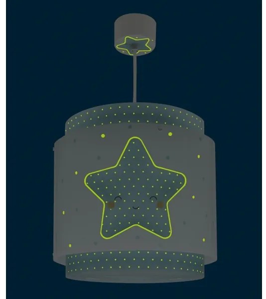 Dalber 76012T - Lampadario per bambini BABY DREAMS 1xE27/15W/230V blu