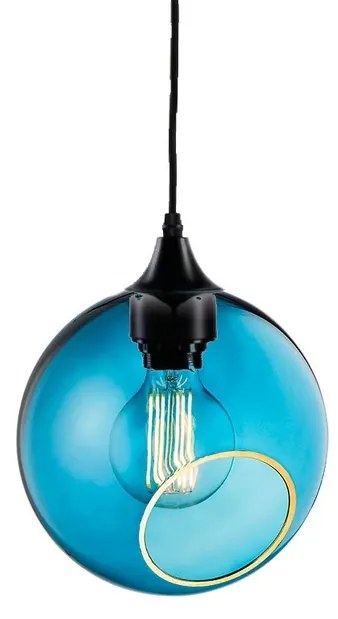 Ballroom XL Lampada A Sospensione Blue Sky con Presa Nera - Design By Us