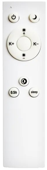 Top Light - Plafoniera LED dimmerabile LED/51W/230V quadrata bianca + tc